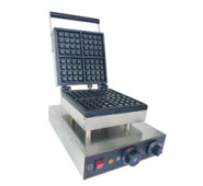 Вафельниця AIRHOT WE-1B для бельгійських вафель, 4 шт, робоча поверхня 185×185 мм, товщина 12 мм, 1.6 кВт, 2–3 хв, +50–300°C, 12 міс, Китай