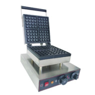 Вафельниця AIRHOT WE-1B для бельгійських вафель, 4 шт, робоча поверхня 185×185 мм, товщина 12 мм, 1.6 кВт, 2–3 хв, +50–300°C, 12 міс, Китай