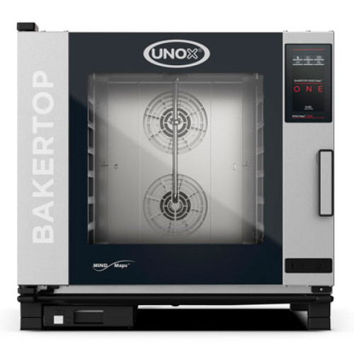 Пароконвекційна піч UNOX XEBC-06EU-E1RM-MP, 6 рівнів GN 1/1, сенсорне керування, 9.9 кВт, Італія, для пекарні та ресторану