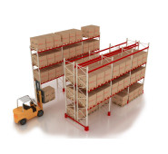 Палетні стелажі Modern Expo для складу 2000х2700х1100 мм, металеві, для зберігання палет і оптимізації складських запасів