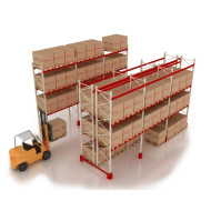 Паллетные стеллажи Modern Expo для склада 2000х2700х1100 мм, металлические, для хранения паллет и оптимизации складских запасов
