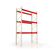 Паллетные стеллажи Modern Expo для склада 2000х2700х1100 мм, металлические, для хранения паллет и оптимизации складских запасов