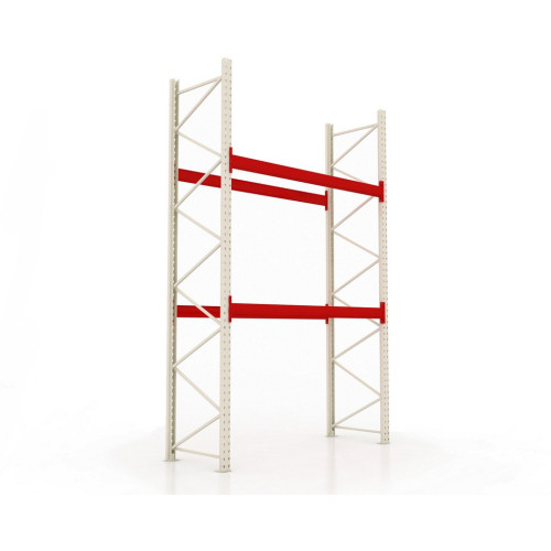 Паллетные стеллажи Modern Expo для склада 2000х2700х1100 мм, металлические, для хранения паллет и оптимизации складских запасов