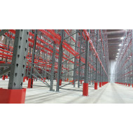 Паллетные стеллажи Modern Expo для склада 2000х2700х1100 мм, металлические, для хранения паллет и оптимизации складских запасов