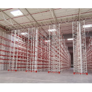 Складской металлический стеллаж Modern Expo 2127x2700x1100 мм, основная секция, нагрузка до 2400 кг, порошковая покраска, Украина