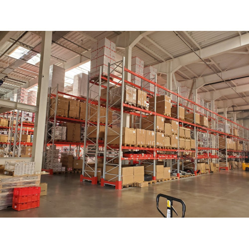 Складской металлический стеллаж Modern Expo 2127x2700x1100 мм, основная секция, нагрузка до 2400 кг, порошковая покраска, Украина