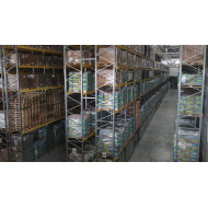 Складской металлический стеллаж Modern Expo 2127x2700x1100 мм, основная секция, нагрузка до 2400 кг, порошковая покраска, Украина