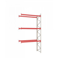 Палетний стелаж Modern Expo 5785х2700х1100 мм, приставна секція, навантаження 2400 кг/рівень, 3 палети, порошкове фарбування, Україна