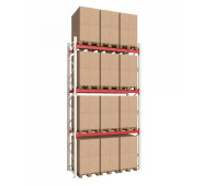 Палетний стелаж Modern Expo 4870x2700x1100 мм, основна секція, 3 палети на рівень, навантаження до 2400 кг, порошкове фарбування, Україна