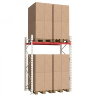 Металевий стелаж Modern Expo 2127x1825x1100 мм, основна секція, до 1600 кг/рівень, порошкове фарбування, для складу та магазину