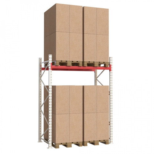 Стеллаж металлический Modern Expo 2127x1825x1100 мм, основная секция, до 1600 кг/уровень, порошковая покраска, для склада и магазина