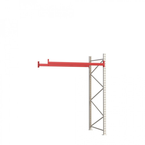 Палетний стелаж Modern Expo 2584х1825х1100 мм, приставна секція, до 1600 кг/рівень, порошкове фарбування, Україна, 2 роки гарантії