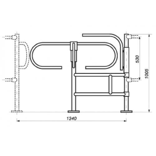 Турнікет роторний