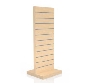 Економпанель двостороння острівна 1600х1000х500 мм, ДСП білий глянець, для магазину та офісу, без вставки, Україна