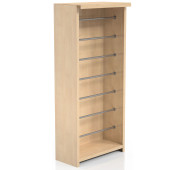 Стелаж для шпалер із ДСП 2000х900х400 мм, колір на вибір, торговий стелаж для магазину, швидке складання.