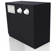 Каво-модуль 1000х900х600 мм, ламіноване ДСП, з диспенсером для стаканів, для офісу та кафе, колір на вибір