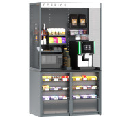 Кава модуль 2090х1200х700 мм Modern Expo з розпашними дверима