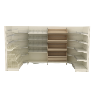 Металевий торговий стелаж пристінний 1930х1000х500 мм, антрацит RAL 7016, 5 полиць, Україна — обладнання для магазину