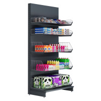 Стелажі з кошиками