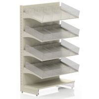 Стелаж кондитерський металевий 1625х665х400 мм на 4 полиці (9001) Modern Expo