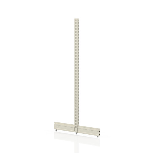 Металлическая нога Т-образная Modern Expo 1625x500 мм, кремовая RAL 9001, островная опора для производственных и столовых столов