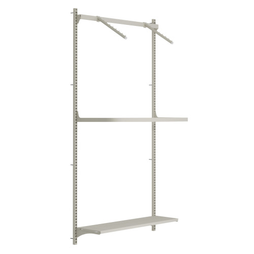 Стеллаж для одежды настенный металлический Тип 1 2134х1000х300 мм, 1020-02406