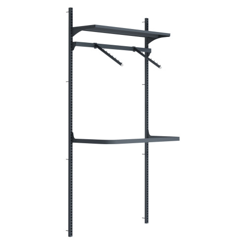 Стеллаж для одежды настенный металлический Тип 1 2134х1000х300 мм, 1020-02405