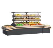 Острівний прилавок для фруктів та овочів Тип 10 Modern Expo 1985х4310х1810 мм, для магазинів та супермаркетів