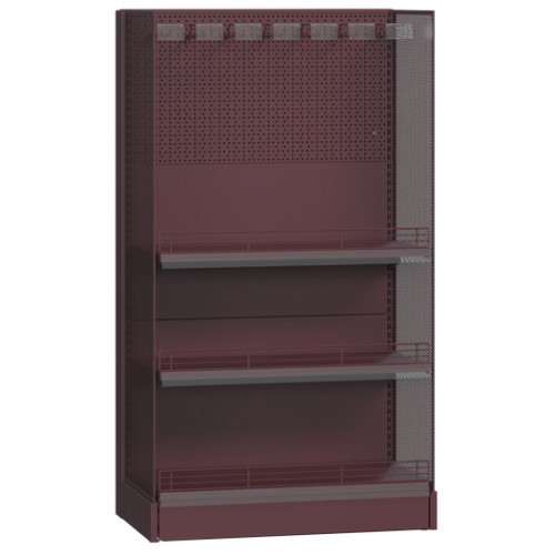 Торець стелажу металевий Promo Тип 2 Modern Expo 1500x845x515 мм з дротяними боковинами