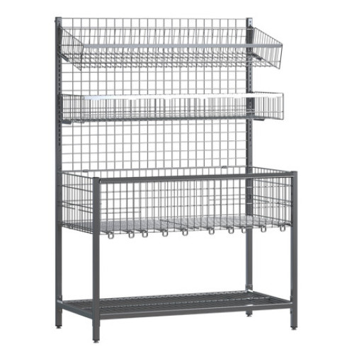 Корзина презентационная Promo Тип 8 Modern Expo 1725x600x600 мм с навесными полками