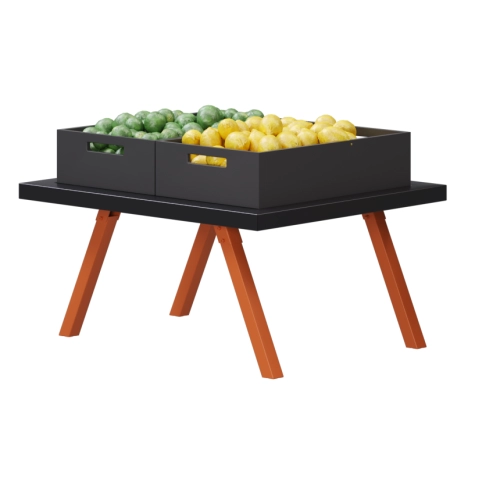 Стіл для овочів металевий GREORA-Trapez-S