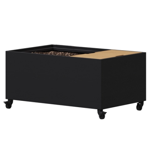 Ящик для овочів GREORA 425х820х625 мм на коліщатках, фанера/метал, до 300 кг, для складу та магазину, Modern Expo, Україна