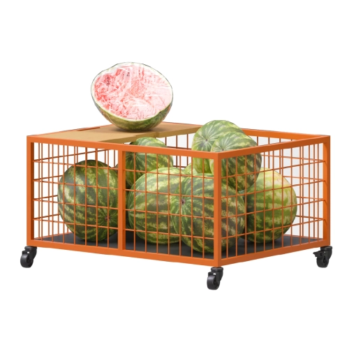 Ящик для овочів металевий сітчастий GREORA Modern Expo 820х425х625 мм, навантаження 300 кг, контейнер для складу та транспортування, Україна