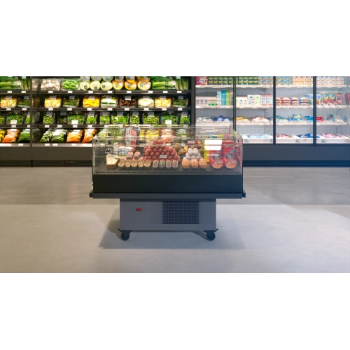 Холодильна вітрина Modern Expo Promos 950х1250х1155 мм, метал/скло, LED, Danfoss, Україна – для гастрономії та магазинів